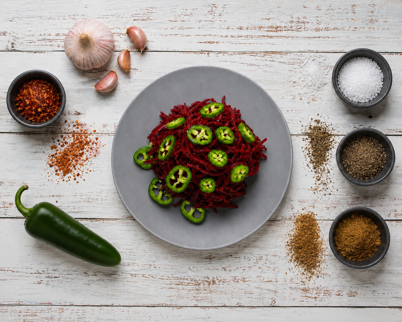 Hot Beet Jalapeño Salad