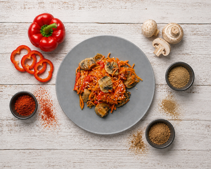 Carrot Mushroom Salad
