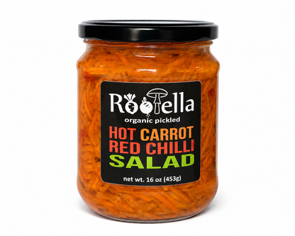 Hot Carrot Red Chilli Salad